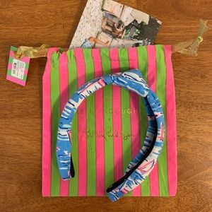Lilly Pulitzer x Lele Sadoughi Slim Headband NWT